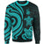 New Caledonia Sweater - Turquoise Tentacle Turtle Unisex Turquoise - Polynesian Pride