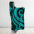 Hawaii Hooded Blanket - Turquoise Tentacle Turtle - Polynesian Pride