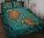 Hawaii Turtle Ocean Quilt Bed Set - With Love - AH Blue - Polynesian Pride