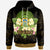 Tuvalu Hoodie Polynesian Gold Patterns Collection Unisex Black - Polynesian Pride