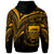 Tuvalu Hoodie Gold Color Cross Style - Polynesian Pride