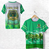 Custom Saineha High School T Shirt Original LT13 Unisex Green - Polynesian Pride