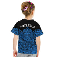 New Zealand Tiki Rugby T Shirt NZ Maori Koru Pattern Ver.05 LT14 - Polynesian Pride