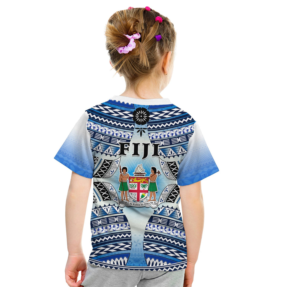 Fiji T Shirt Kaiviti Fijian Special Tapa Pattern LT14 - Polynesian Pride