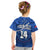 (Custom Text And Number) Samoa Rugby T Shirt KID Manu Samoa Polynesian Hibiscus Blue Style LT14 - Polynesian Pride