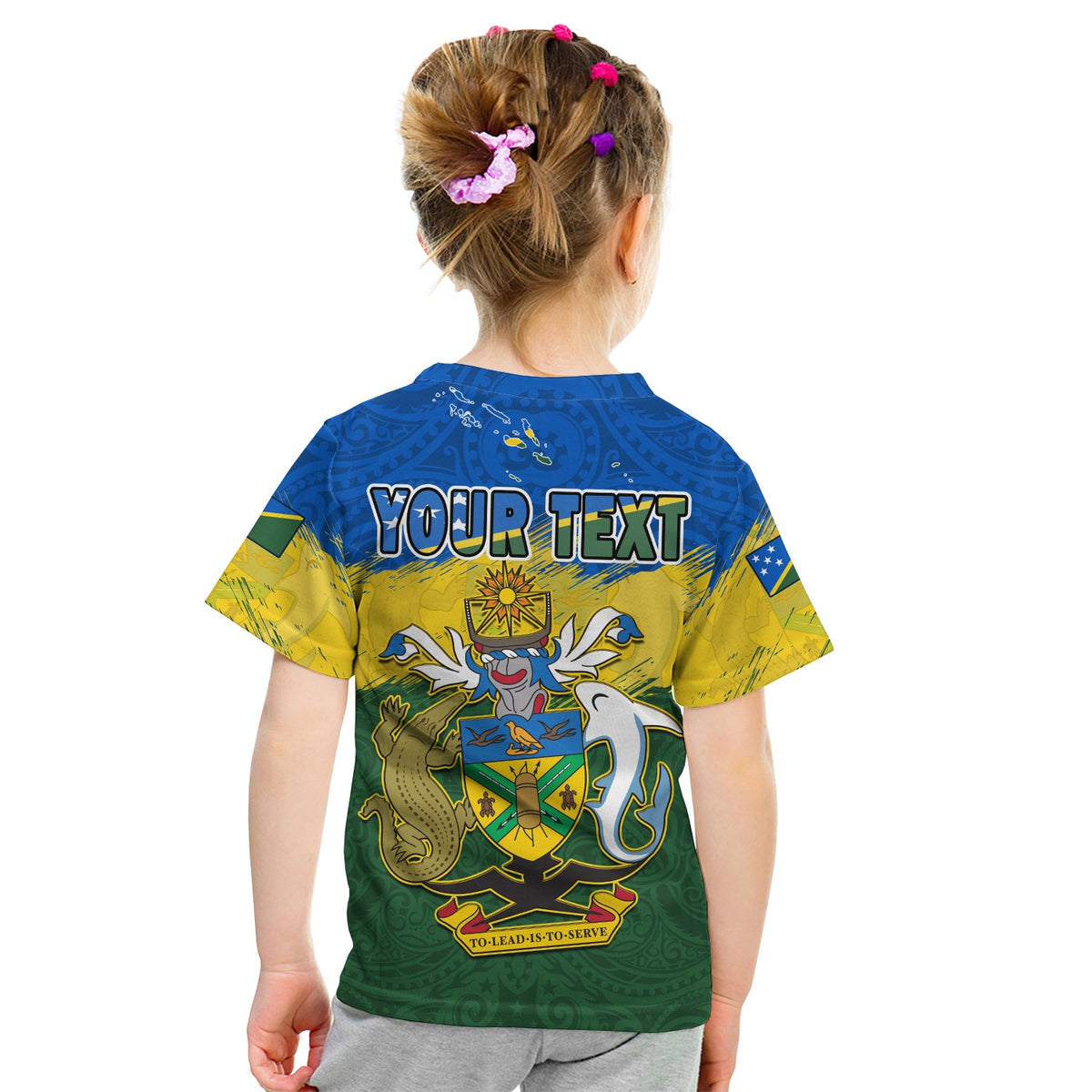 Custom Solomon Islands T Shirt Happy 44th Independence Anniversary Polynesian Pattern LT14 - Polynesian Pride