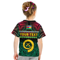 Custom Shefa Province T Shirt Vanuatuan Pig Tusk Polynesian Flag Style LT14 - Polynesian Pride