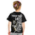 (Custom Text And Number) New Zealand Silver Fern Rugby T Shirt KID All Black Maori Version Black LT14 - Polynesian Pride