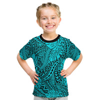(Custom Personalised) Hawaii T Shirt KID Polynesian Tribal Art Ver.01 LT14 - Polynesian Pride