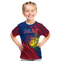 (Custom Personalised) F.A.S.T Samoa T Shirt KID Samoan Coat Of Arms Polynesian Pattern LT14 - Polynesian Pride