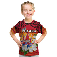 French Polynesia T Shirt Happy Internal Autonomy Day Special Version LT14 Kid Red - Polynesian Pride