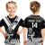 (Custom Text And Number) New Zealand Silver Fern Rugby T Shirt KID NZ Kiwi Pacific Maori Sporty LT14 - Polynesian Pride