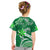 Custom Hawaii Flowers Wave T Shirt Kanaka Maoli Green Polynesian LT13 - Polynesian Pride