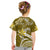 Custom Hawaii Flowers Wave T Shirt Kanaka Maoli Gold Polynesian LT13 - Polynesian Pride