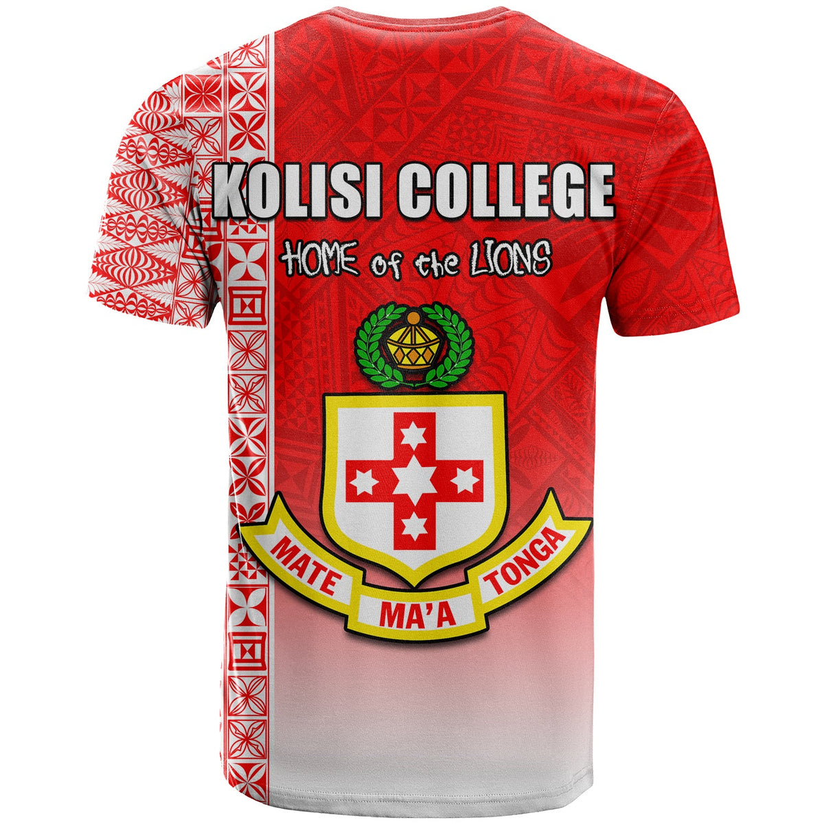 Kolisi Tonga College Atele T Shirt Home of the Lions LT13 - Polynesian Pride