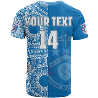 (Custom Text and Number) Apifoou Tonga College T Shirt Class of Year Tongan Ngatu Pattern LT14 - Polynesian Pride