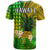 Hawaii Pineapple T Shirt Plumeria Frangipani Mix Tribal Pattern LT13 - Polynesian Pride