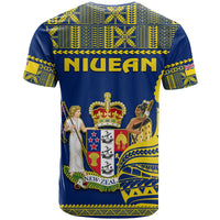 Niue T Shirt Hiapo Mix Polynesian Happy Constitution Day LT14 - Polynesian Pride
