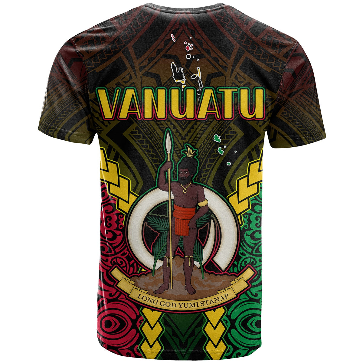 Vanuatu Indigenous T Shirt Proud To Be Ni Vanuatu Polynesian Pattern LT13 - Polynesian Pride