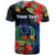 Custom Pohnpei State T Shirt FSM Hibiscus Flowers Mix Polynesian LT14 - Polynesian Pride