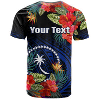 Custom Chuuk State T Shirt FSM Hibiscus Flowers Mix Polynesian LT14 - Polynesian Pride