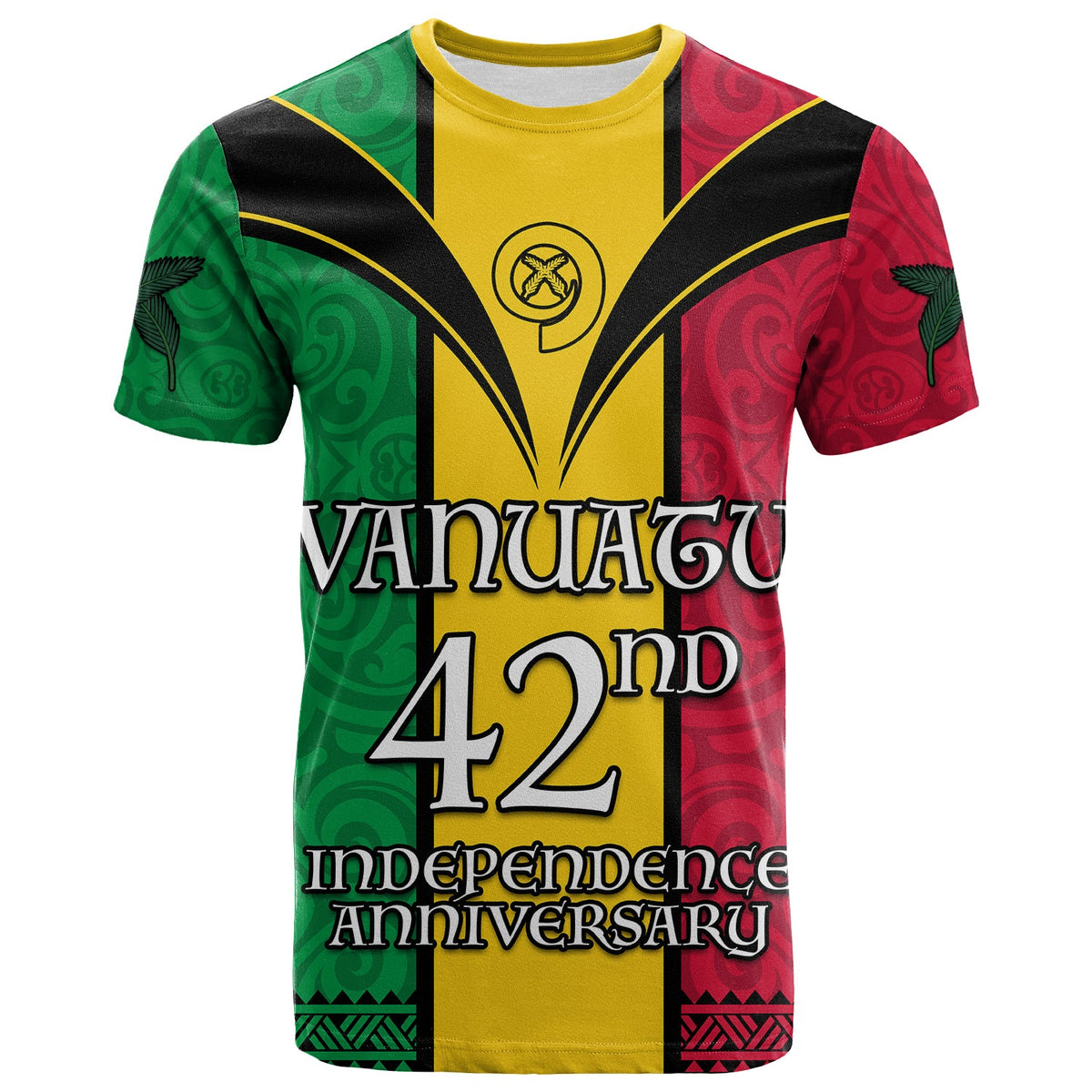 Vanuatu 1980 T Shirt Vanuatuan Independence Day LT13 Yellow - Polynesian Pride