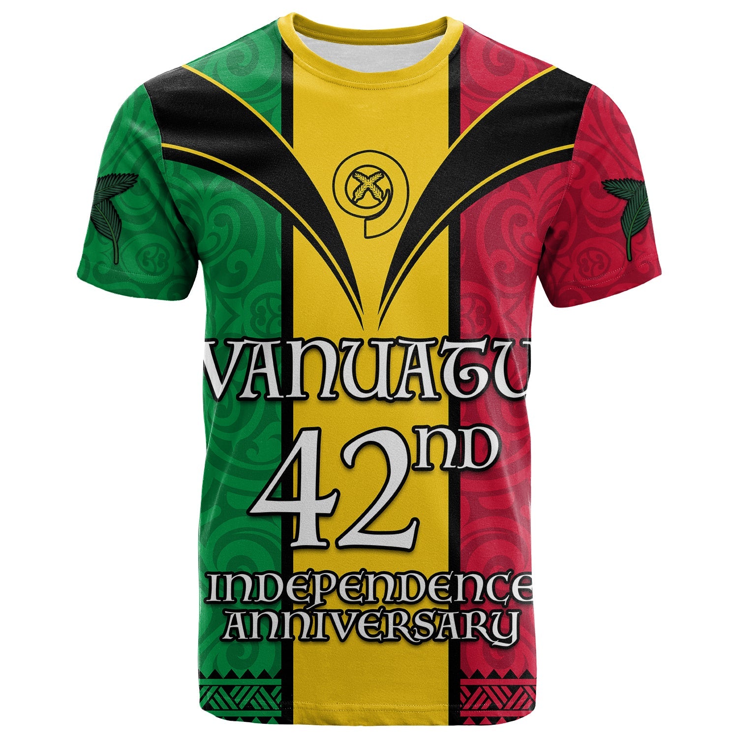 Vanuatu 1980 T Shirt Vanuatuan Independence Day LT13 Yellow - Polynesian Pride