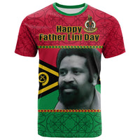 Custom Vanuatu T Shirt Vanuatuan Flag Sand Drawing Happy Father Lini Day LT14 - Polynesian Pride