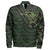 Hawaii Army Niho Mano Sleeve Zip Bomber Jacket - Camo Map - AH - Polynesian Pride