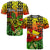 Custom Hawaii Flowers T Shirt Color Tribal Pattern Hawaiian LT13 Reggae - Polynesian Pride