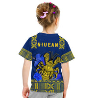Niue T Shirt Happy Constitution Day Niuean Hiapo Crab With Map LT14 - Polynesian Pride