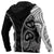 Maori Ta Moko Tattoo Zip Hoodie, Rugby Full Zip Hoodie - Polynesian Pride