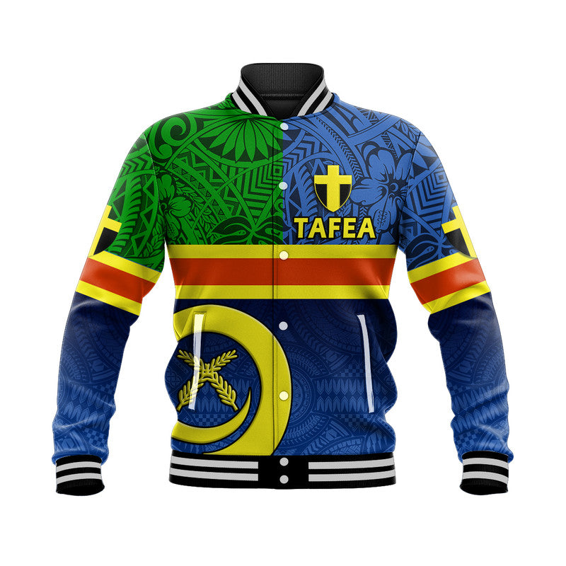 Vanuatu Tafea Province Day Baseball Jacket Tafea Flag Color Style LT9 Unisex Blue - Polynesian Pride