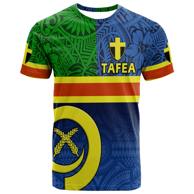 Vanuatu Tafea Province Day T Shirt Tafea Flag Color Style LT9 Blue - Polynesian Pride