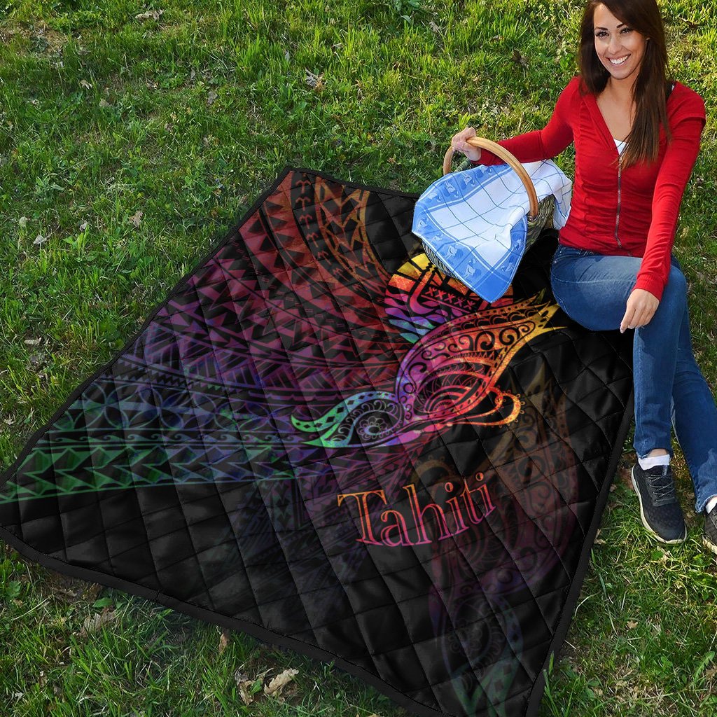 Tahiti Premium Quilt - Butterfly Polynesian Style - Polynesian Pride