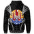 Tahiti Zip up Hoodie Blood Runs Through My Veins Style Black - Polynesian Pride