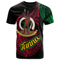Vanuatu T Shirt Tanna Seal of Vanuatu Special Style Unisex Black - Polynesian Pride