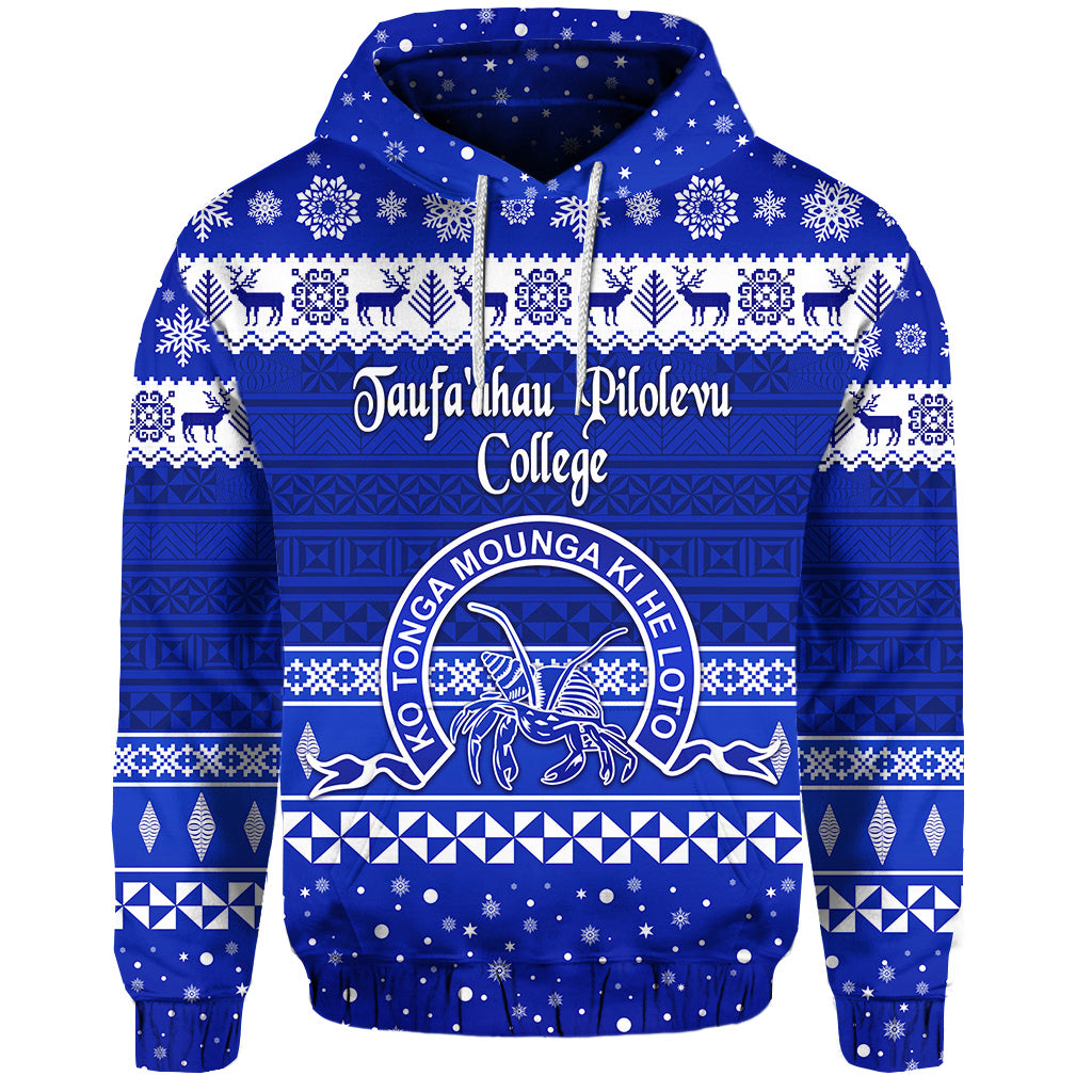 Taufaahau Pilolevu College Christmas Hoodie Simple Style LT8 - Polynesian Pride