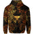 Custom Taurus Zodiac Polynesian Hoodie Unique Style Gold LT8 - Polynesian Pride