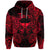 Taurus Zodiac Polynesian Zip Hoodie Unique Style Red LT8 - Polynesian Pride