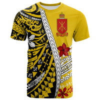 Tonga Terra Marique T Shirt Gold Polynesian Minimalist Style LT9 Adult Gold - Polynesian Pride