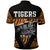 Papua New Guinea Lae Snax Tigers Polo Shirt Polynesian Tiger Face LT9 - Polynesian Pride