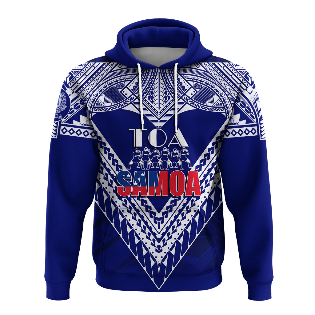 Custom Toa Samoa RLS Warriors Siva Tau Hoodie LT7 - Polynesian Pride