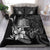 Tokelau Bedding Set - Fish With Plumeria Flowers Style Black - Polynesian Pride