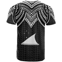 Tokelau T Shirt Polynesian Armor Style Black - Polynesian Pride