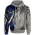 Tokelau Zip up Hoodie Classical Coconut Tree Unisex Gray - Polynesian Pride