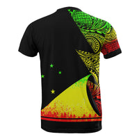 Tokelau T Shirt Polynesian Patter Reggae Flash Style - Polynesian Pride