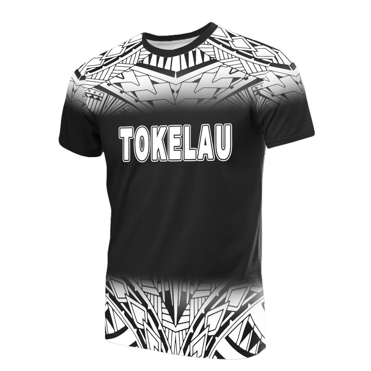Tokelau T Shirt Polynesian Fog Black Style Unisex Black - Polynesian Pride