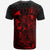 Tokelau T Shirt Tokelauan Flag Turtle Hibiscus Red - Polynesian Pride