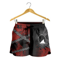 Tokelau Polynesian Women's Shorts - Polynesian Chain Style - Polynesian Pride